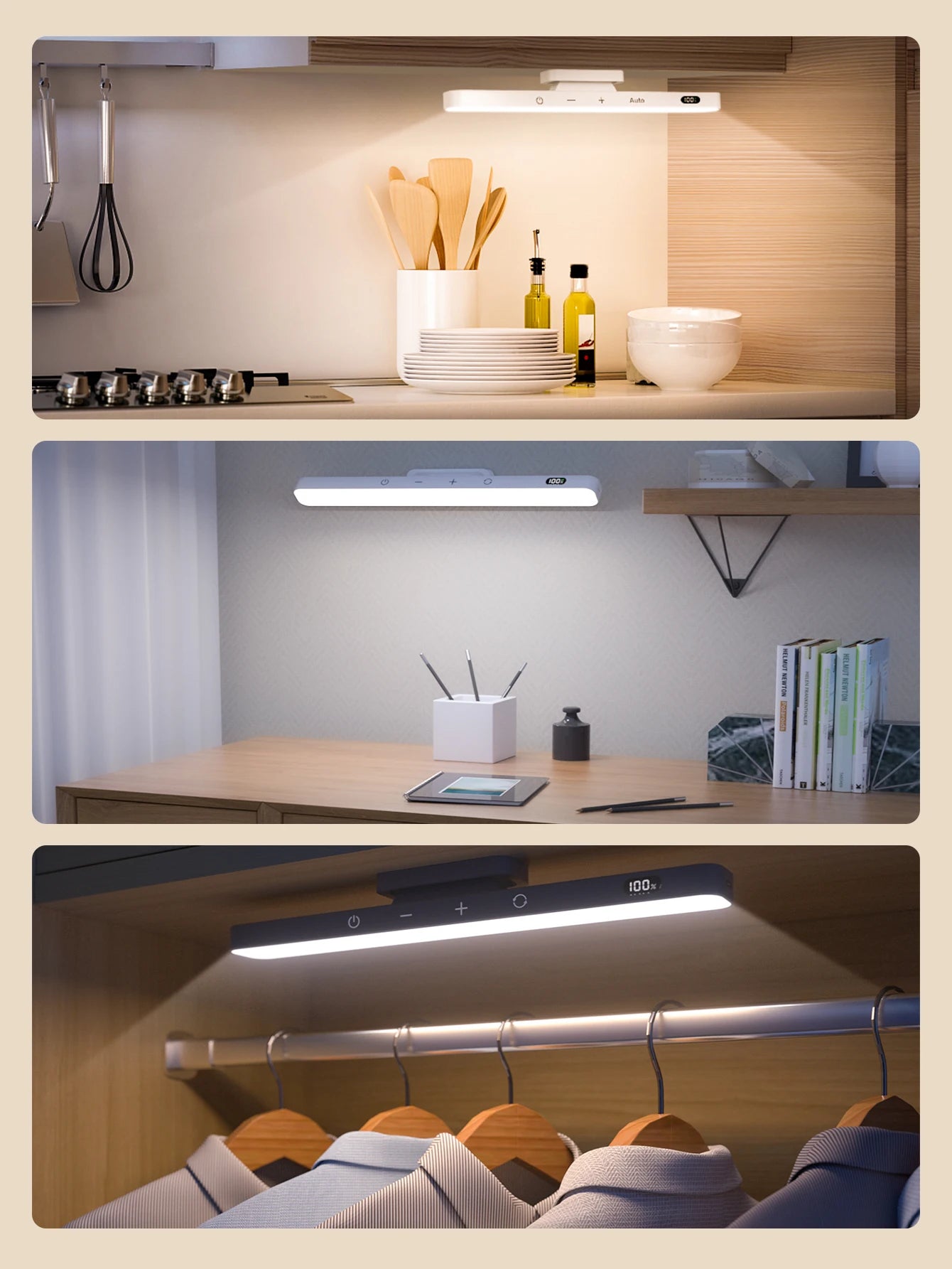 WILLED Touch Table Lamp Lâmpada de mesa magnética Bulit-in 2500mAh Bateria para armário de leitura Espelho de cabeceira Luzes noturnas recarregáveis