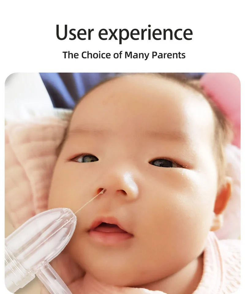 New Fashion Baby Nasal Aspirator Powerful Hand Pump and Non-invasive Nose Tip Hygienic & Comfortable Nose Suction for Baby