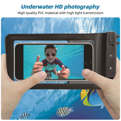 Funda impermeable FONKEN para teléfono, transparente, para la nieve, la selva tropical, bolsa seca, bolsa para natación, fundas grandes para teléfono móvil.