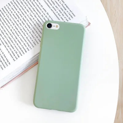 Funda para iPhone 7, 8, SE (2020, 2022), a prueba de golpes, TPU, silicona líquida, carcasa trasera protectora para iPhone SE (2020, 2022), funda blanda.