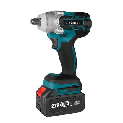 Chave de Impacto Elétrica Cordless, Brushless Broca Mão, Soquete Ferramenta Elétrica para Makita, Bateria 21V