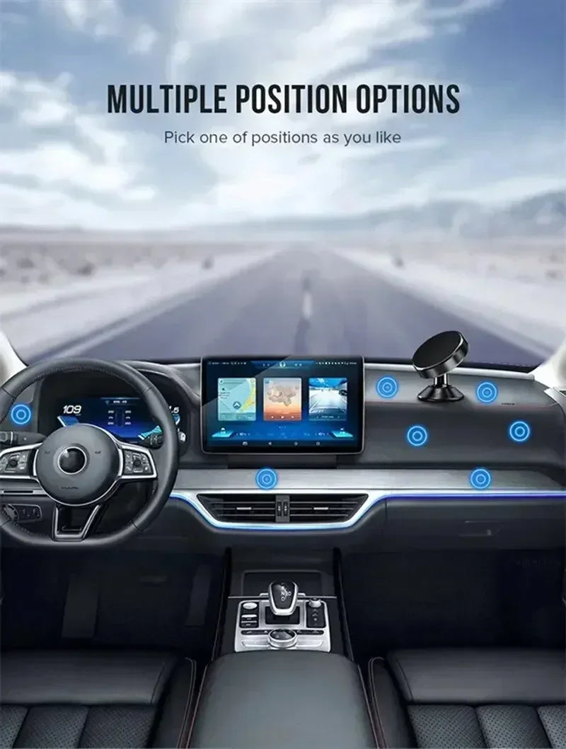Cell GPS Support Magnetic Car Phone Holder Mount Dashboard Smartphone Mobile Stand Bracket in Car For iPhone Xiaomi Samsung LG