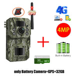 INQMEGA4G 2K 5MP PIR Motion Activated  Trigger Time Night Vision IP66 Hunting Trail Wildlife Battery Solar Camera Forest