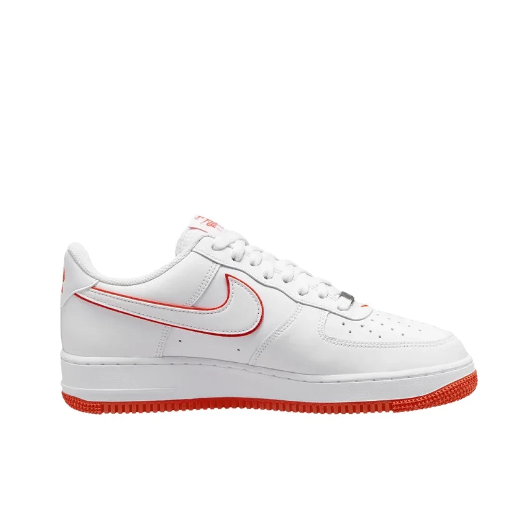 Nike Original White Air Force 1 07 Low Trendy Board Shoes Lightweight Breathable Men's Casual Shoes