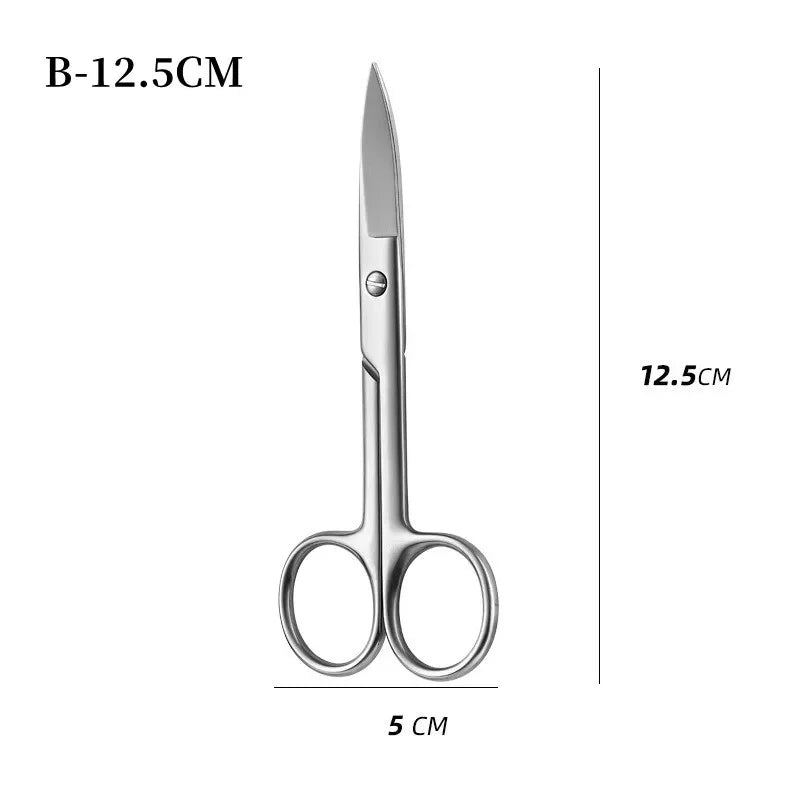 Stainless steel Surgical Straight Bend tip surgical instruments stitches tissue Scissors Medical Emergency Field Equip Shearing