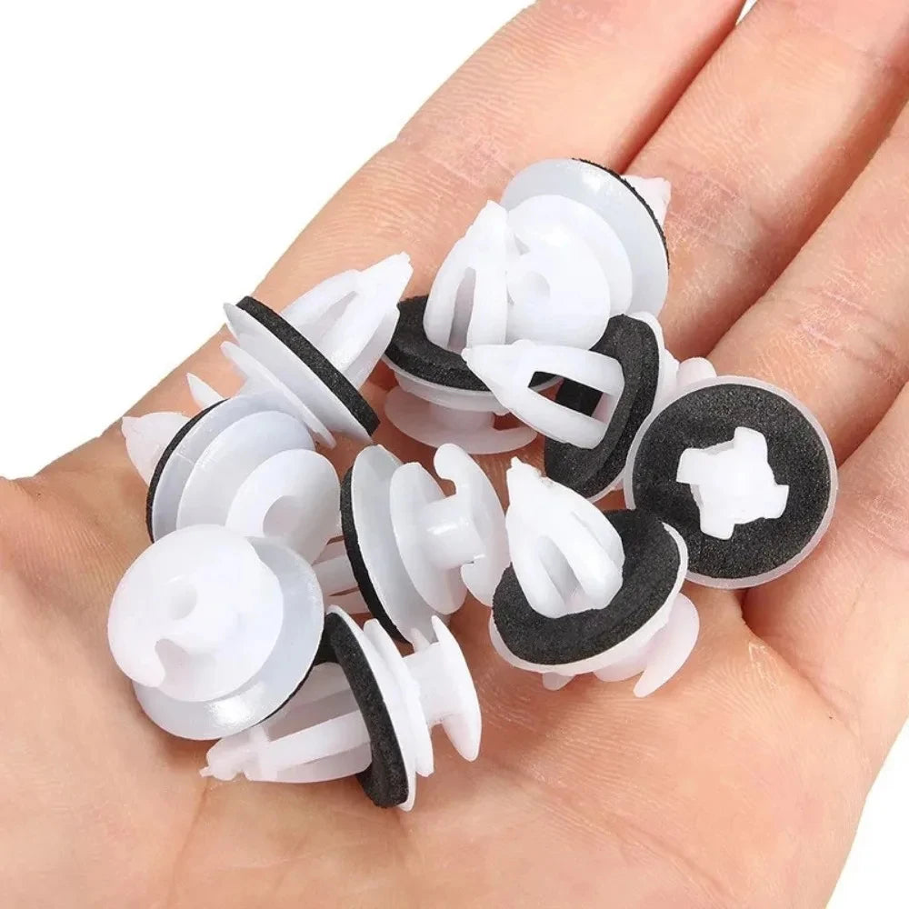 50Pcs Auto Bumper Mudguard Automotive Fastener Clip Car General Accessories Car Interior Door Panel Card Trim Fastener Clips