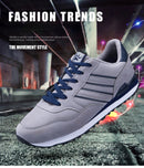 Brand Sneakers Men Outdoor Running Shoes High Quality Lace-Up Men Casual Shoes Fashion Comfortable Walking Shoes Tenis Hombres