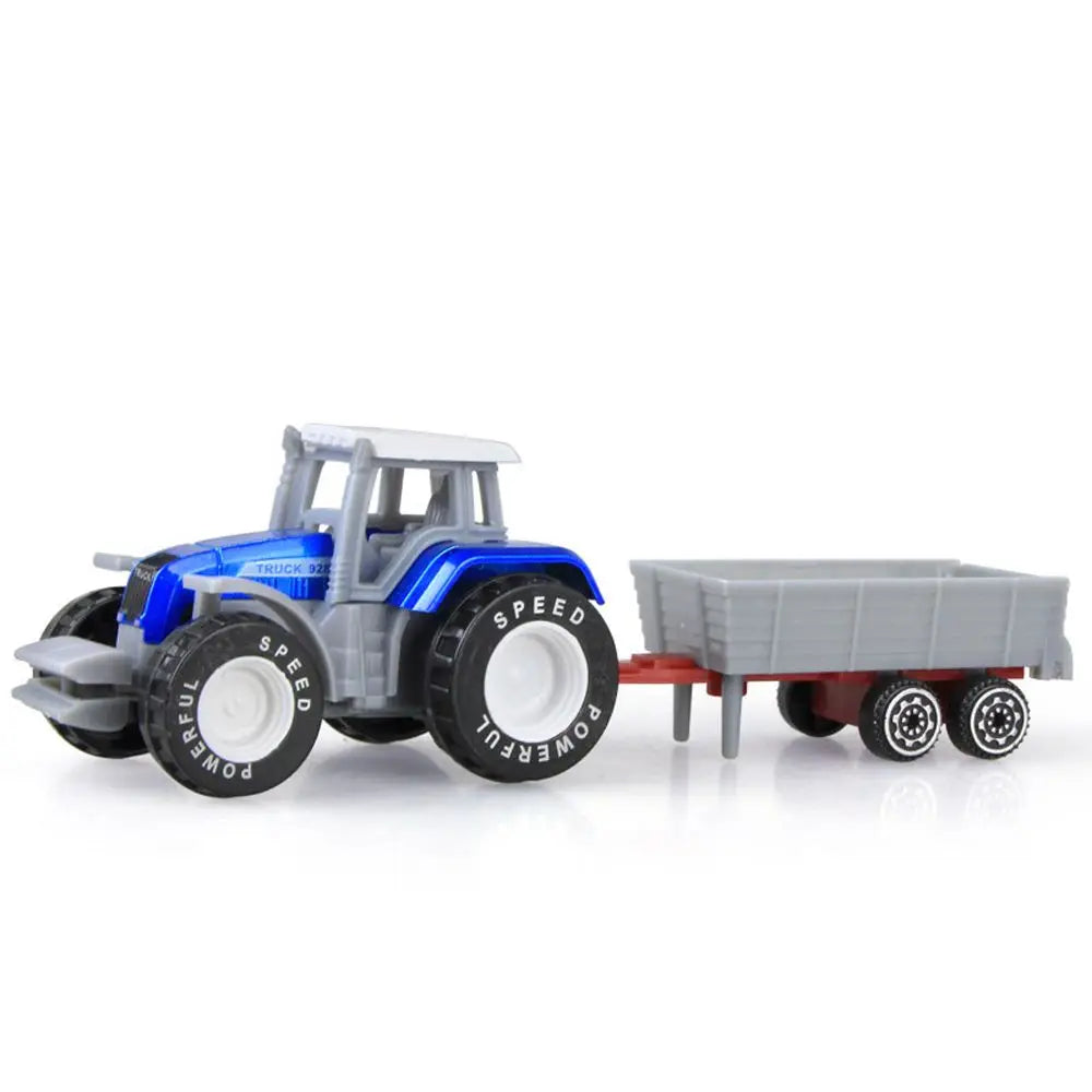1pc Children Kids Alloy Tractor Dump Truck Educational Toy Tractor Toy Model Car Toys Farmer Vehicle Engineering Car Model