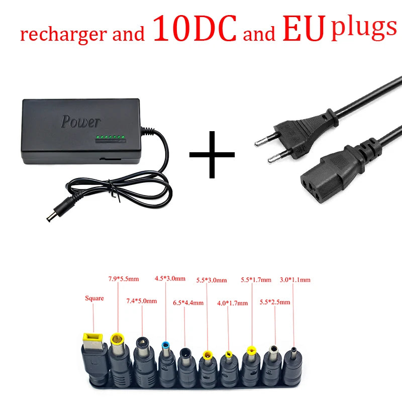 96W Universal PortableAC Laptop Power Adapter 12V 15V 16V 18V 19V 4.5A 20V 24V Charger For Dell Toshiba Hp Asus Acer Sony Lenovo
