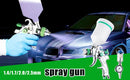 1.4mm 1.7mm 2.0mm Professional HVLP Spray Gun Home Automatic Paint Spray Gun Tool, 600ml No Clean Disposable Measuring Cup 10pcs