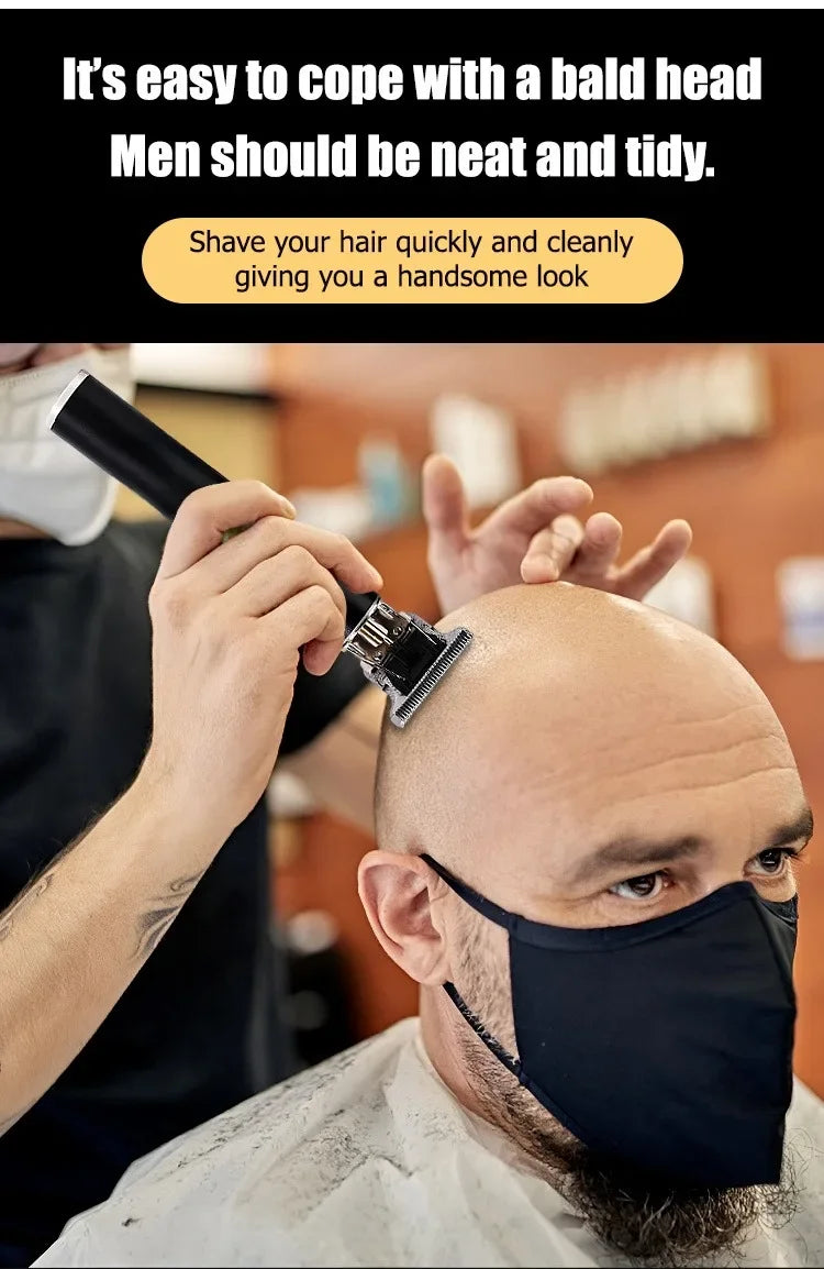 Electric Hair Cutting Machine Vintage T9 Clipper Hair Rechargeable Man Shaver Trimmer For Men's Barber Professional Hair Trimmer