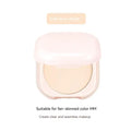 Oil Control Setting Powder, Makeup Setting, Brightening Skin Tone Setting Powder with Mirror, Compact Portable Makeup Powder 