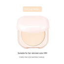 Oil Control Setting Powder, Makeup Setting, Brightening Skin Tone Setting Powder with Mirror, Compact Portable Makeup Powder 