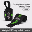 Premium Wrist Support Fitness Pulseiras, Proteja Gym Workouts, Ideal para Intense Bench Press, Deadlift, Proteja seu pulso, 2 pcs