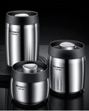 Vacuum sealed tank Coffee bean storage tank Household 304 stainless steel food storage Jars moisture-proof sealed container