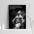 Motivational Conor McGregor Boxing Canvas Print  Professional Boxer Poster Wall Art for Gym Home  Office Decor