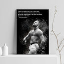Motivational Conor McGregor Boxing Canvas Print  Professional Boxer Poster Wall Art for Gym Home  Office Decor