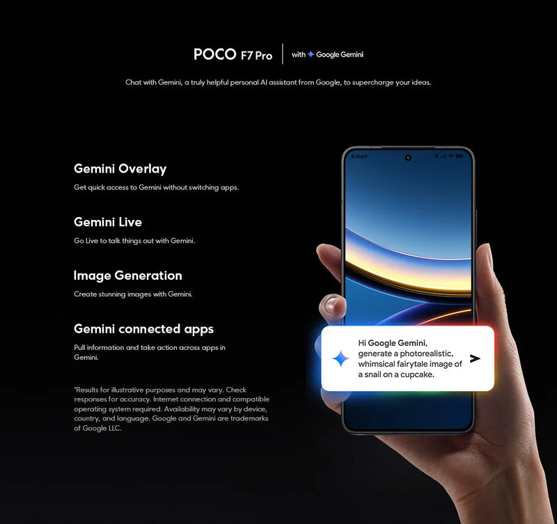Global Version POCO F7 Pro Snapdragon 8 Gen 3 Smartphone 6.67'' 120Hz Display 50MP Camera 6000mAh Battery 90W IP68 Cellphone