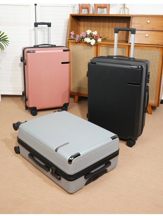 2025 Luggage Set 3-Piece 20' 24' 28' Suitcase Travel Bag with Multi-Directional Wheels Password Lock Large Capacity Carry on