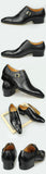 Nice Men Black Brown Leather Oxford Brogue Dress Shoes Office Men's Leather Men's Pair with Suit Jeans Side Lace Up Buckle Stylish