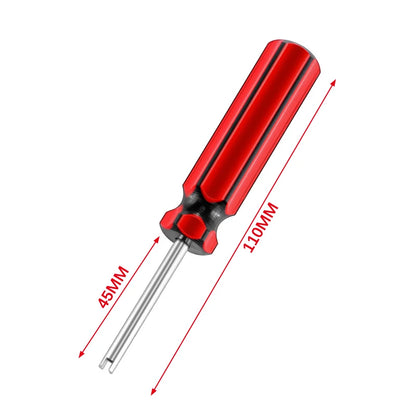 Tire Valve Core Removal Tools Wrench Plastic Handle Bike Screwdriver Wrench Core Tire Repair Hand Tool for Car Bicycle Motorcycl