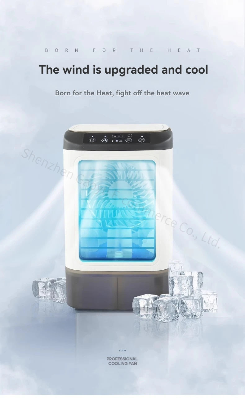 New Household Air-conditioning Fan, Mini Electric Fan in Dormitory, Small Air-conditioning Office, Small Movable Air Cooler