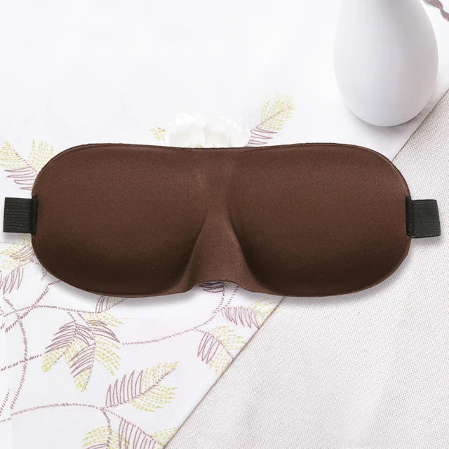 Antifaz 3D para dormir, ideal para viajes, ayuda para el descanso, cubre ojos, parche, venda suave y masajeador relajante. 
