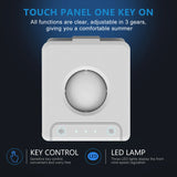 2025 New Portable Air Conditioner with Ultraviolet Germicidal Lamp USB Air Cooler Desktop Mini Cooling Fan