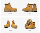 Steel Toe Shoes for Men Women Lightweight Anti-smash Steel Toe Sneakers Indestructible Work Boots Construction Safety Shoes