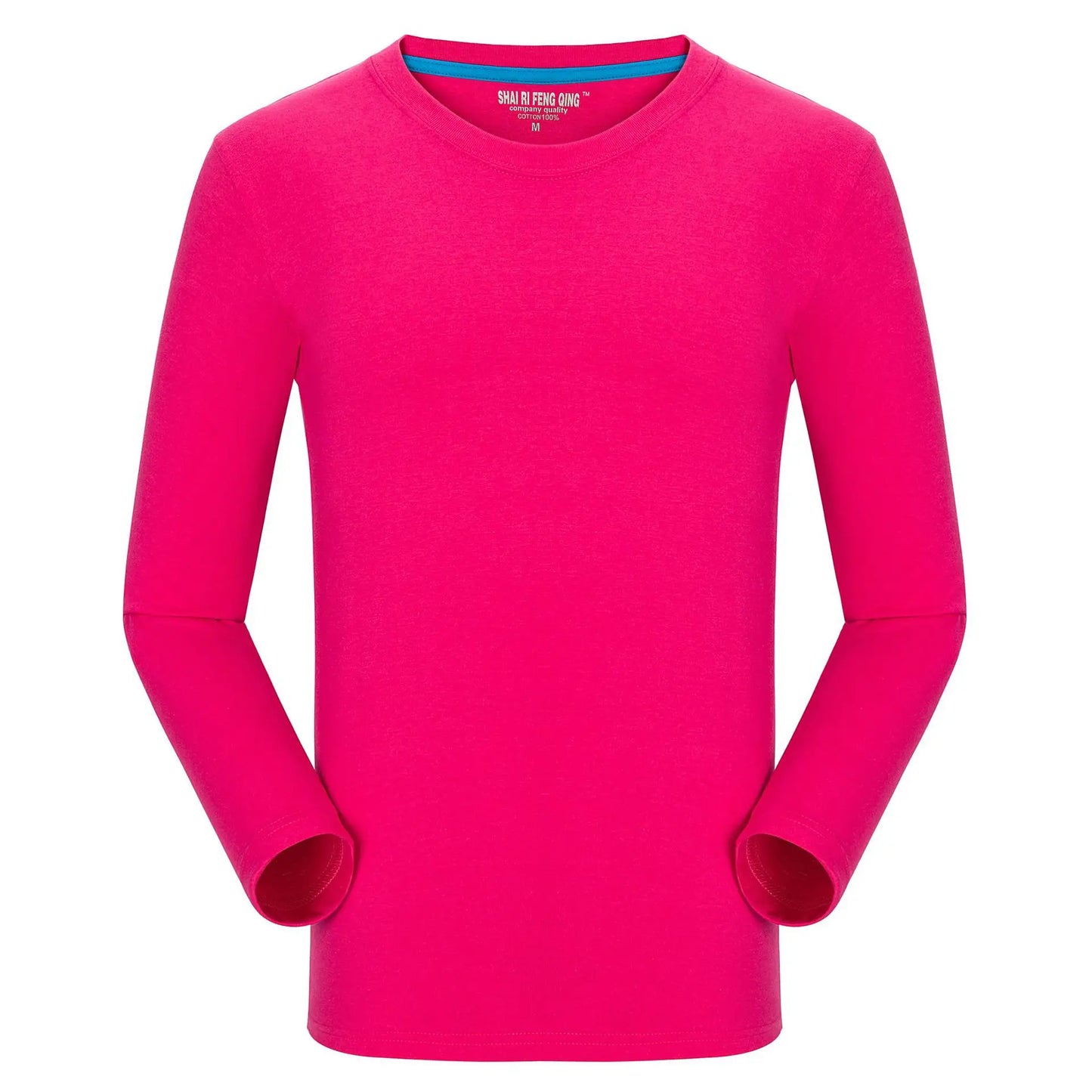 MRMT Brand New Men's T-Shirt 100% Cotton Tshirts Crew Neck Long Sleeve Men T Shirt Tops Tees for Male Pure Cotton Man Clothing