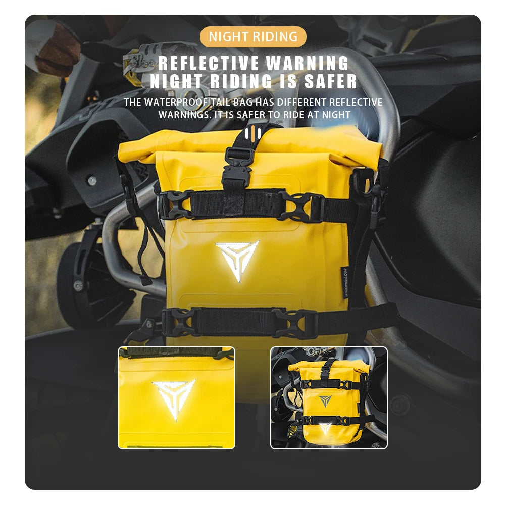 For BMW R1200GS R1250GS ADV For HONDA NC750X CB500X Motorcycle Frame Crash Bars Waterproof Bag Bumper Repair Tool Placement Bag