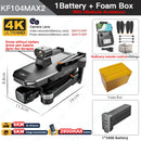 KF104 / KF104MAX2 Professional Drone With 4K Camera 3-Axis Gimbal WIFI 360 Obstacle Avoidance Touch Screen FPV Brushless RC Dron