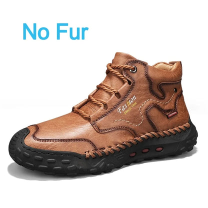Zapatillas informales de cuero vulcanizado de alta calidad para hombre, zapatos planos de diseño, cómodos, antideslizantes, para caminar, correr y trotar, 2024
