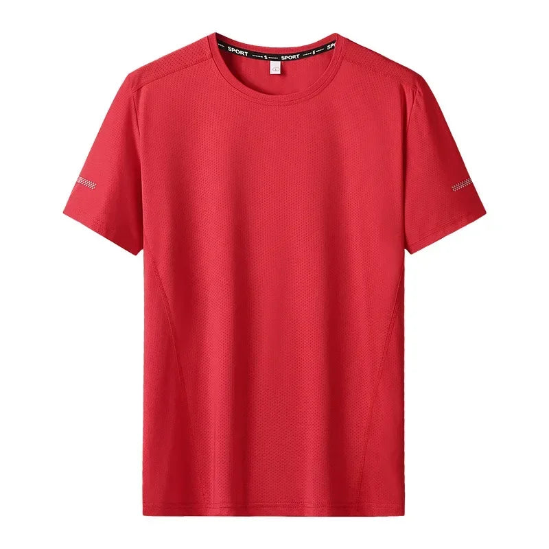T-shirt for Men Plus Size 5XL/6XL Quick Drying T-shirt Round Neck Big Size Short Sleeve Oversized T Shirt