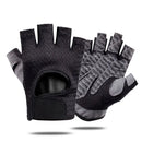 Professional Gym Fitness Gloves Power Weight Lifting Women Crossfit Workout Bodybuilding Half Finger Hand Protector 