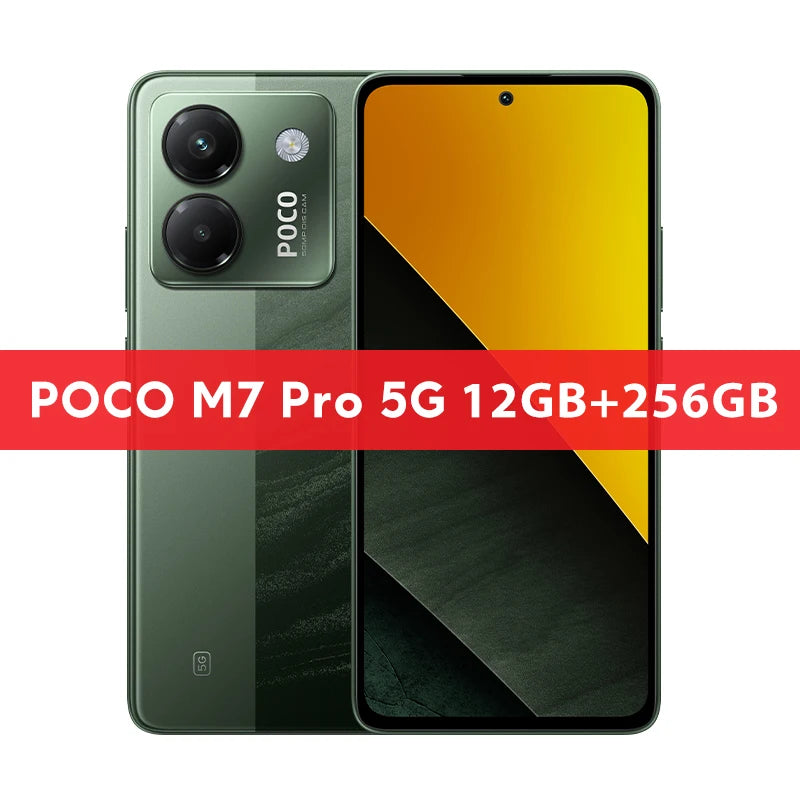 Global Version POCO M7 Pro 50MP Camera MTK Dimensity 7025-Ultra 120Hz FHD+ Eye-care AMOLED Display NFC 5110mAh Battery