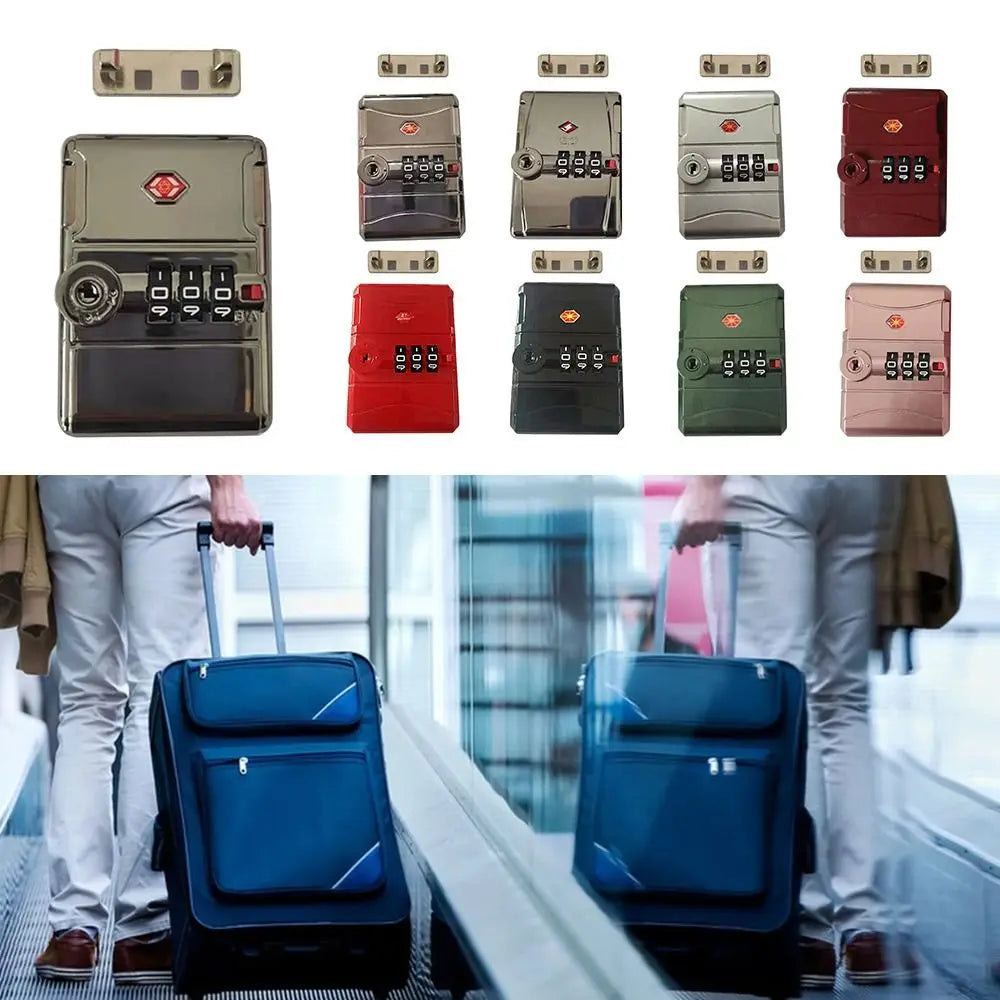 TSA Customs Password Lock Multi-purpose 3-digit Combination Lock For Travel Luggage Suitcase Anti-Theft Code Durable Padlock