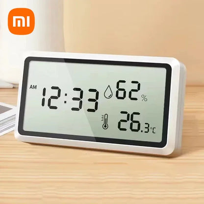 Xiaomi Electronic Thermometer Hygrometer Weather Station for Home Indoor High Precision with Table Clock Temperature Controller