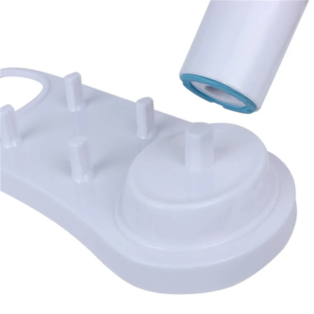 1Pc Oral B Electric Toothbrush Holder Bracket Bathroom Stand Base Support with Charger Hole for Tooth Brush Heads