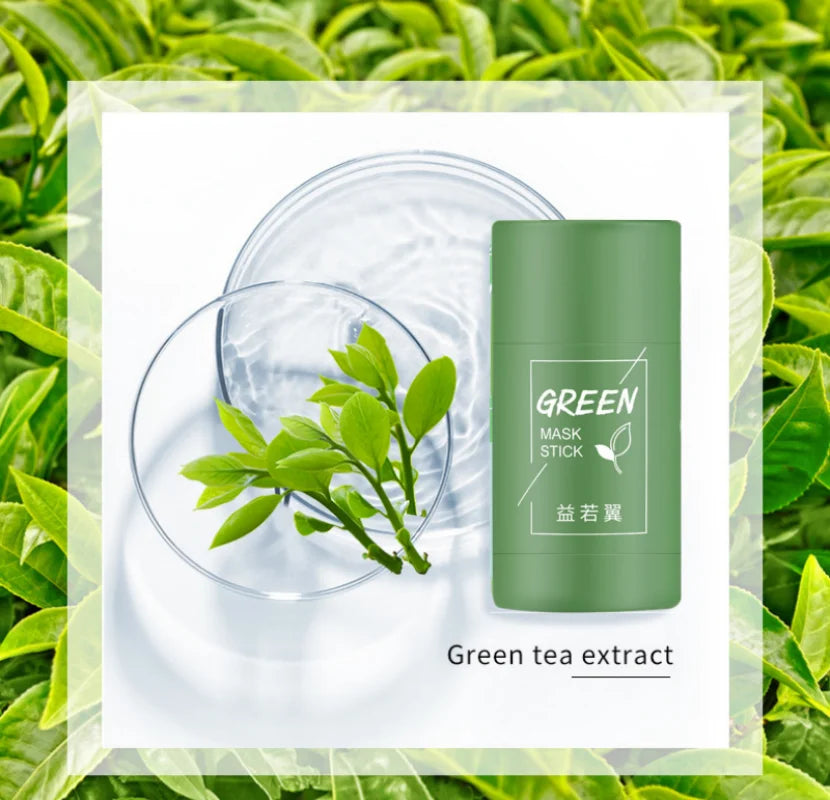 Original Green Tea Deep Remove Blackheads Acne Mud Mask Stick Shrink Pores Dispel Acne Cream Treat Pimple Korean Clean Skin Care