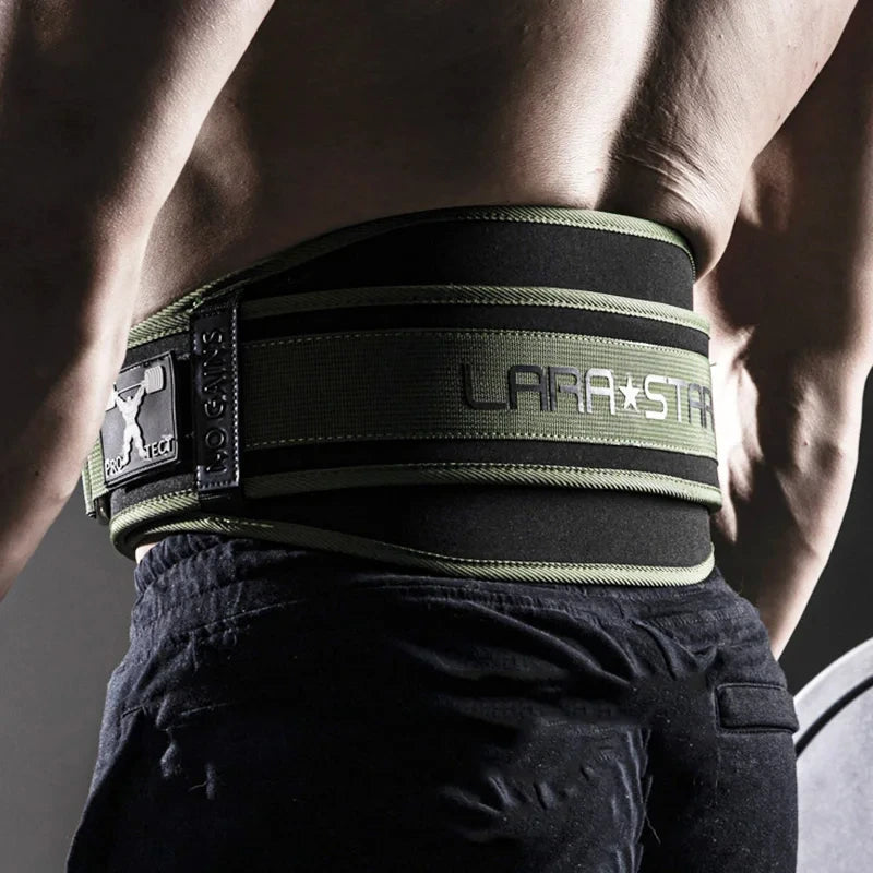 Men and Women Weightlifting Fitness Belt Training High Intensity Squat Deadlift Gym Nylon Waist Support Thickening For Back