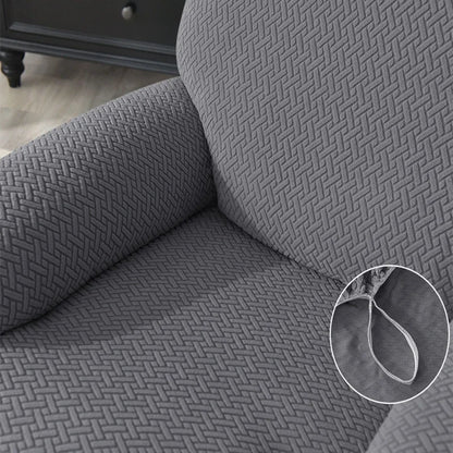 Jacquard Stretch Recliner Sofa Covers Elastic Split Armchair Chair Cover Non-Slip Chairs Slipcovers for Living Room