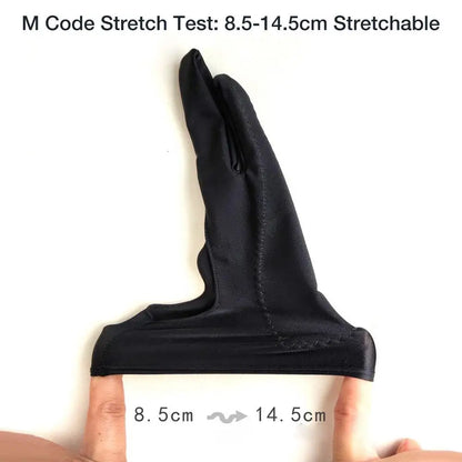 Anti-touch Two-Finger Hand Painting Gloves For Tablet Digital Board Screen Touch Drawing Anti-fouling Oil Painting Art Supplies