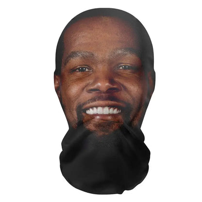 Máscara creativa de Kanye con impresión 3D, malla elástica, máscara facial completa, tocado para cosplay, artículos novedosos, accesorios de fiesta para cosplay para hombres y mujeres