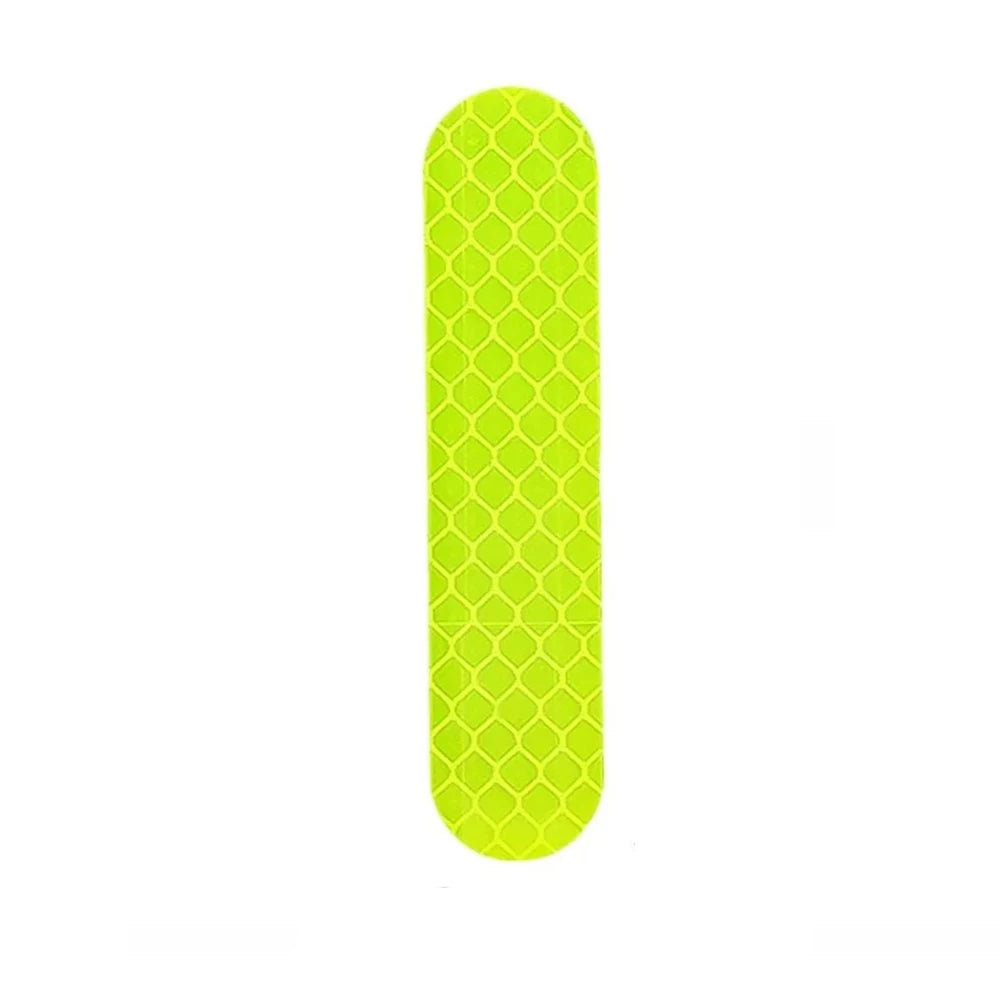 Helmet Warning Reflective Stickers Night Safety Driving Accessories Fluorescent Decorative Stickers Bicycle Motorcycle Car Decal