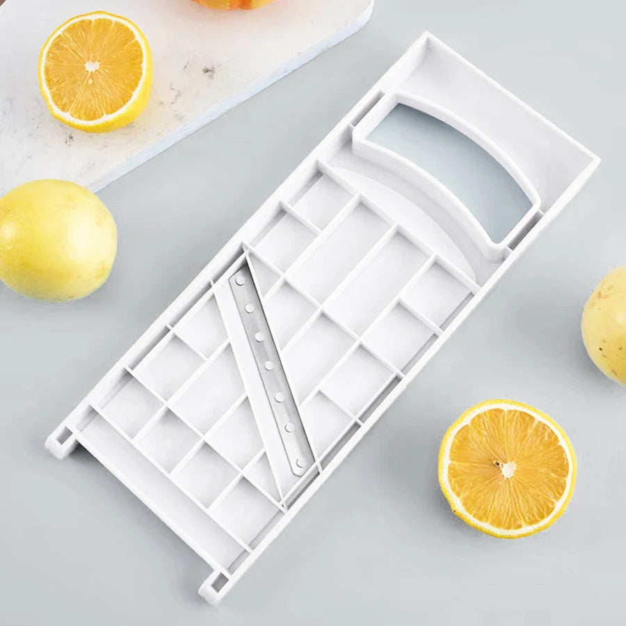 1PC potato slicer Household multi-functional slicer Stainless steel hand-held vegetable and fruit slicer hanging kitchen tools