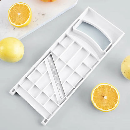 1PC potato slicer Household multi-functional slicer Stainless steel hand-held vegetable and fruit slicer hanging kitchen tools