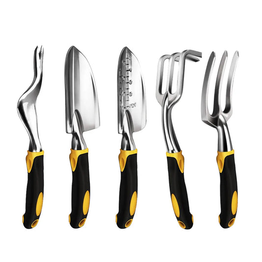 Garden Tool Hand Trowel, Rake, Cultivator, Weeder Tools with Ergonomic Handle, Garden Lawn Farmland Transplant Gardening Bonsai Tool