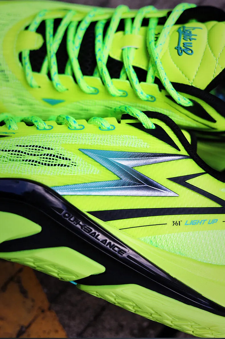 361 Degrees Men's Basketball Shoes LIGHT UP 1 Breathable stable Traction Protect Antiskid Sportswear Training Male 572431111