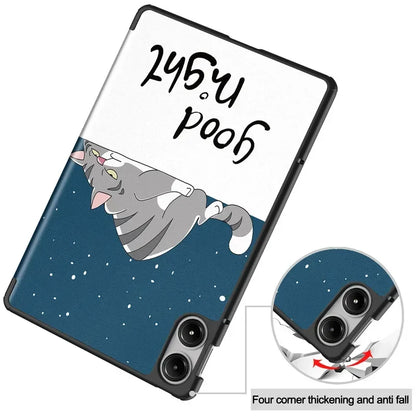 For Xiaomi Redmi Pad Pro 2024 Tri-Folding Flip Stand Case Funda for Red Mi Pad Pro 12.1 Tablet with Auto Sleep Cover